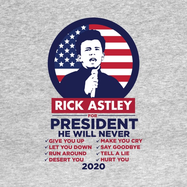 Rick Astley For President 2020! by ericb